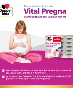 TPBVSK VITAL PREGNA hỗ trợ bổ sung vitamin và khoáng chất cho bà bầu