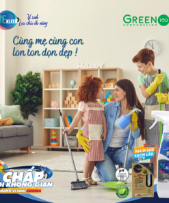 Bộ vi sinh lau chùi đa năng 3E Kleen (01 chai 500ml + 03 ống 5ml)