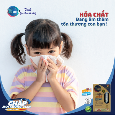 Hộp vi sinh lau chùi đa năng 3E Kleen (03 ống 5ml)