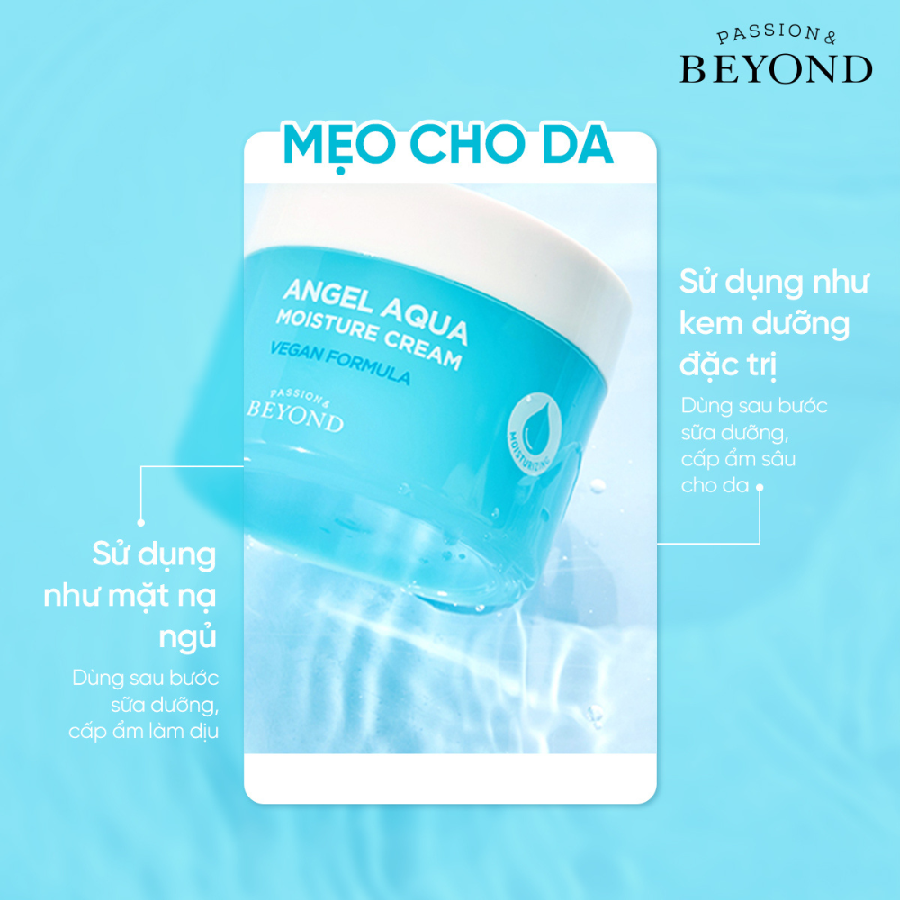 Kem dưỡng ẩm dịu da Thuần chay BEYOND Angel Aqua Moisture Cream 150ml (BEYOND ANGEL AQUA MOISTURE CREAM)