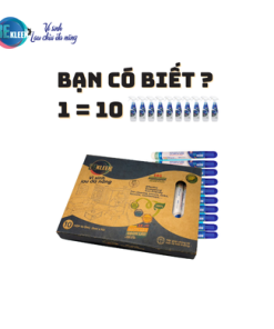 Hộp vi sinh lau chùi đa năng 3E Kleen (10 ống 5ml)