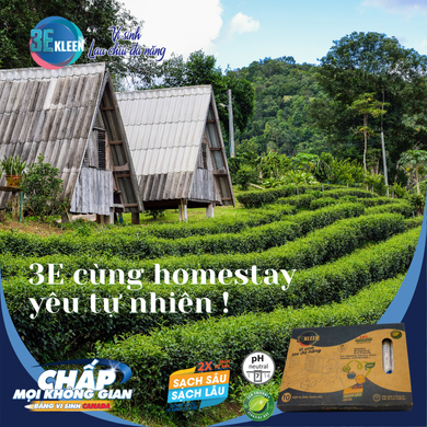 Hộp vi sinh lau chùi đa năng 3E Kleen (10 ống 5ml)