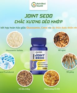 Viên uống tăng cường tiết dịch khớp, hỗ trợ hạn chế thoái hóa khớp NMI – JOINT SEDO (90 viên)
