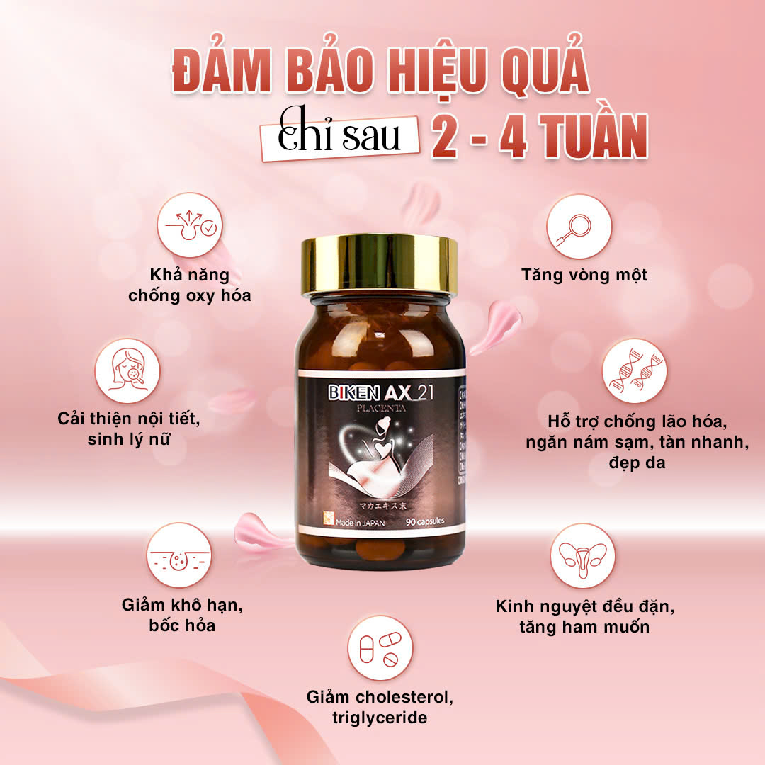 Viên uống tăng cường Nội tiết tố nữ BIKEN AX 21