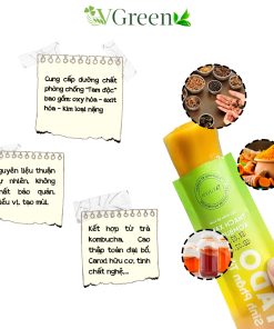 Thạch xanh Kombucha SATADO – Dưỡng sinh phân tử (hộp 1050g)