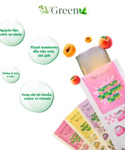 Thạch xanh KOMBUCHA – Mix Vị (525g)