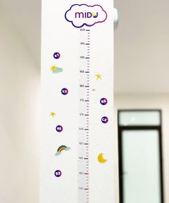 Thước đo chiều cao decal dán tường Midu