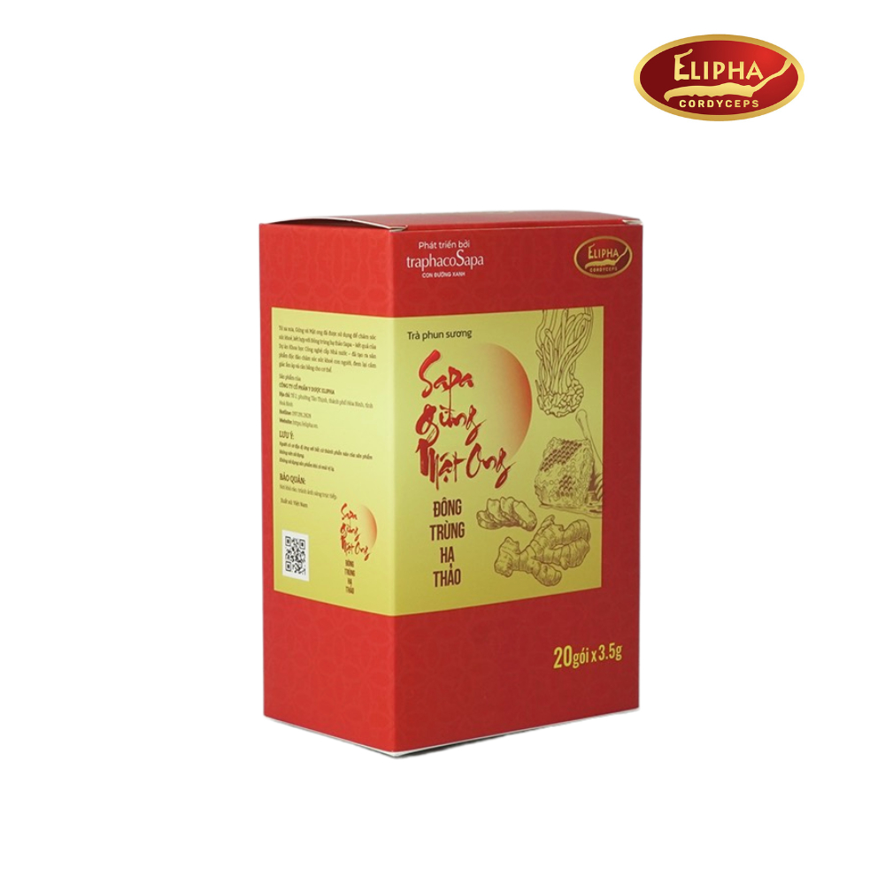 Trà phun sương Sapa Gừng Mật Ong Đông Trùng Hạ Thảo