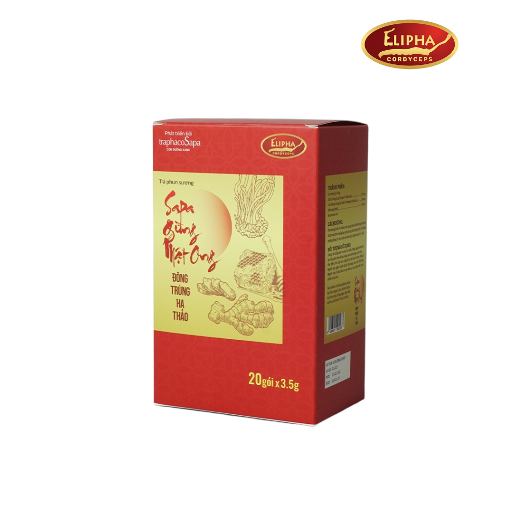 Trà phun sương Sapa Gừng Mật Ong Đông Trùng Hạ Thảo