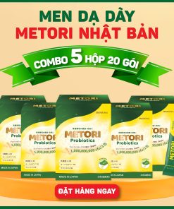 Combo 5 Hộp 20 gói Men dạ dày METORI (Hộp 20 gói x 2g)