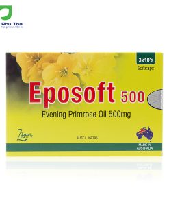 Viên uống cân bằng nội tiết tố, làm đẹp da Eposoft 500 (hộp 30 viên)