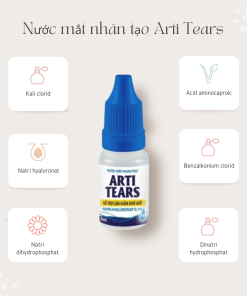 Combo 06 hộp Nước mắt nhân tạo Arti tears