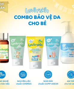 Combo bảo vệ da toàn diện cho bé Lovin’Skin