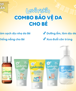 Combo bảo vệ da toàn diện cho bé Lovin’Skin