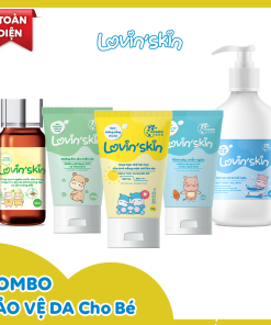 Combo bảo vệ da toàn diện cho bé Lovin’Skin