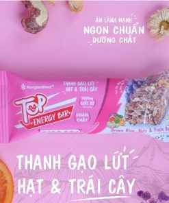 Thanh Gạo Lứt hạt và Trái Cây NLF – Hộp 136g