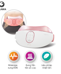 Đai massage đánh tan mỡ bụng kết hợp rung nhiệt (OM-1130), hiệu Ogawa