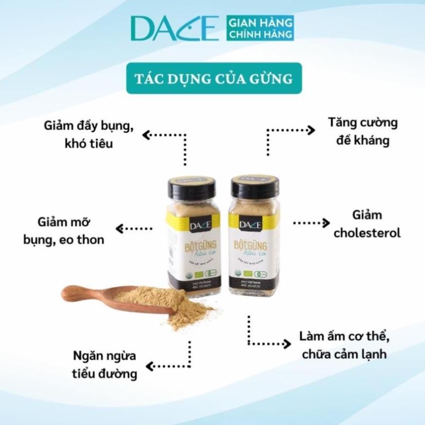 Bột gừng hữu cơ Dace 45g