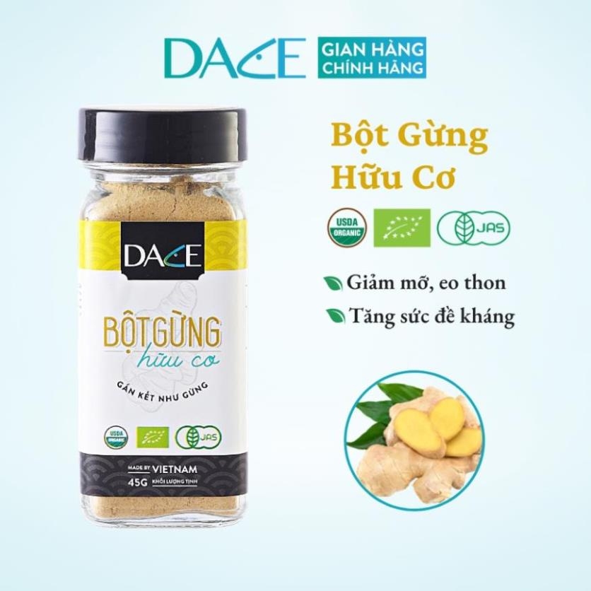 Bột gừng hữu cơ Dace 45g