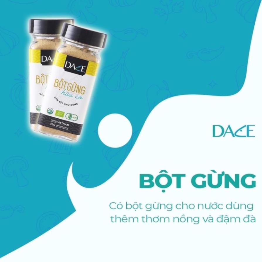 Bột gừng hữu cơ Dace 45g