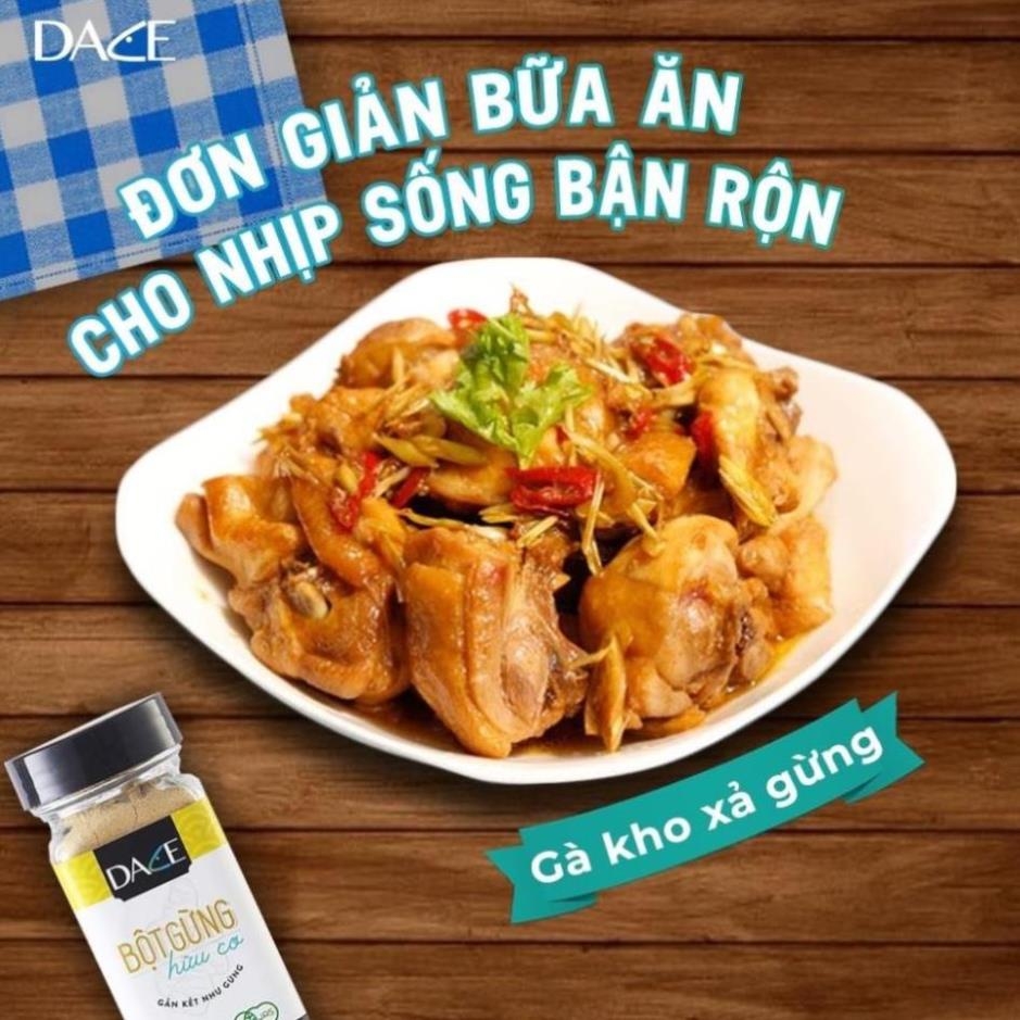 Bột gừng hữu cơ Dace 45g