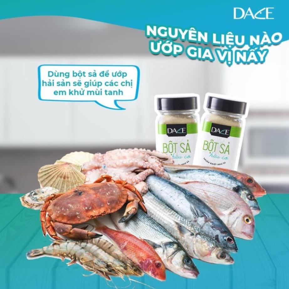 Bột sả hữu cơ Dace 40g