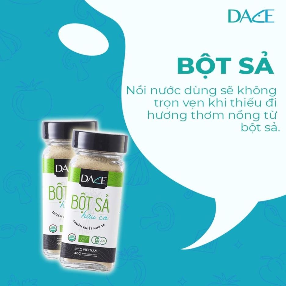 Bột sả hữu cơ Dace 40g
