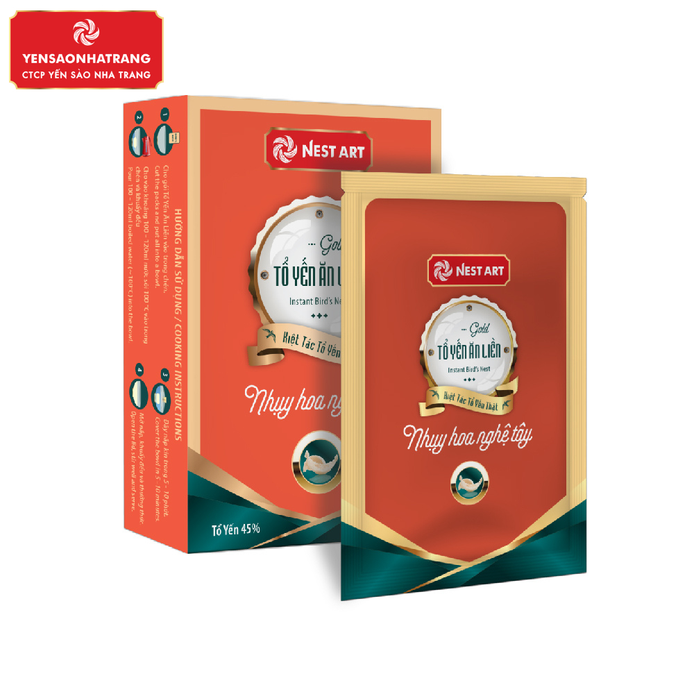 Tổ yến ăn liền nhụy hoa nghệ tây (Gold 10g)