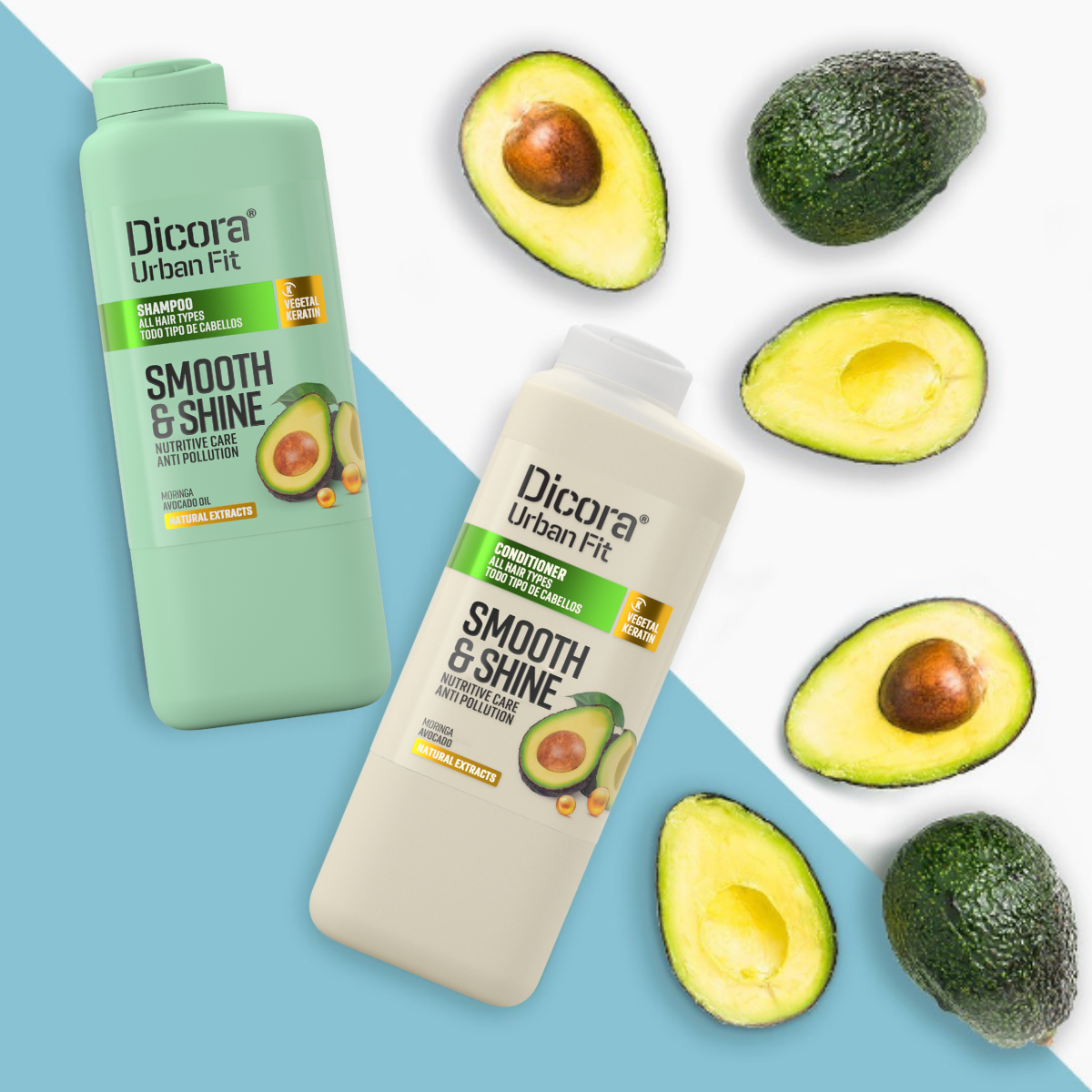 Combo 2: Dầu gội và dầu xả Dicora Urban Fit dành cho mọi loại tóc