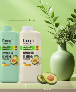 Combo 2: Dầu gội và dầu xả Dicora Urban Fit dành cho mọi loại tóc
