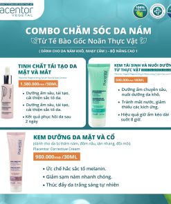 Combo chăm sóc da nám từ tế bào gốc noãn thực vật – Dành cho da nám khô, nhạy cảm