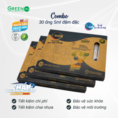 Bộ vi sinh lau chùi dầu mỡ KITCHEN KLEEN siêu tiết kiệm