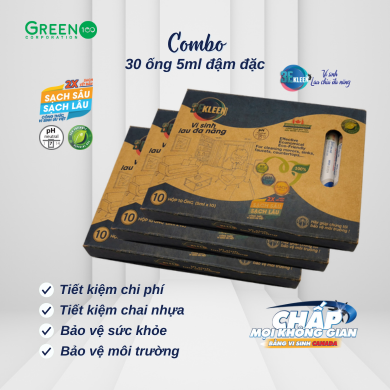 Bộ vi sinh lau chùi dầu mỡ KITCHEN KLEEN siêu tiết kiệm