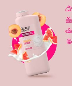 Sữa dưỡng thể Dicora Urban Fit Vitamin C hương cam quýt và đào 400ml