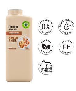 Sữa tắm Dicora Urban Fit Vitamin B – Hạnh nhân & các loại hạt (400ml)