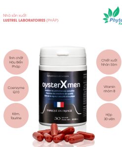 Viên uống hỗ trợ bổ thận, tăng cường sinh lý nam Oyster Xmen (30 Viên)
