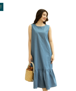 Đầm đuôi cá Linen