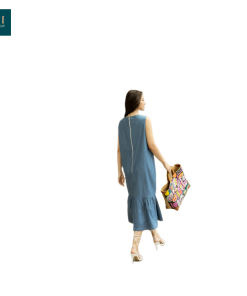 Đầm đuôi cá Linen