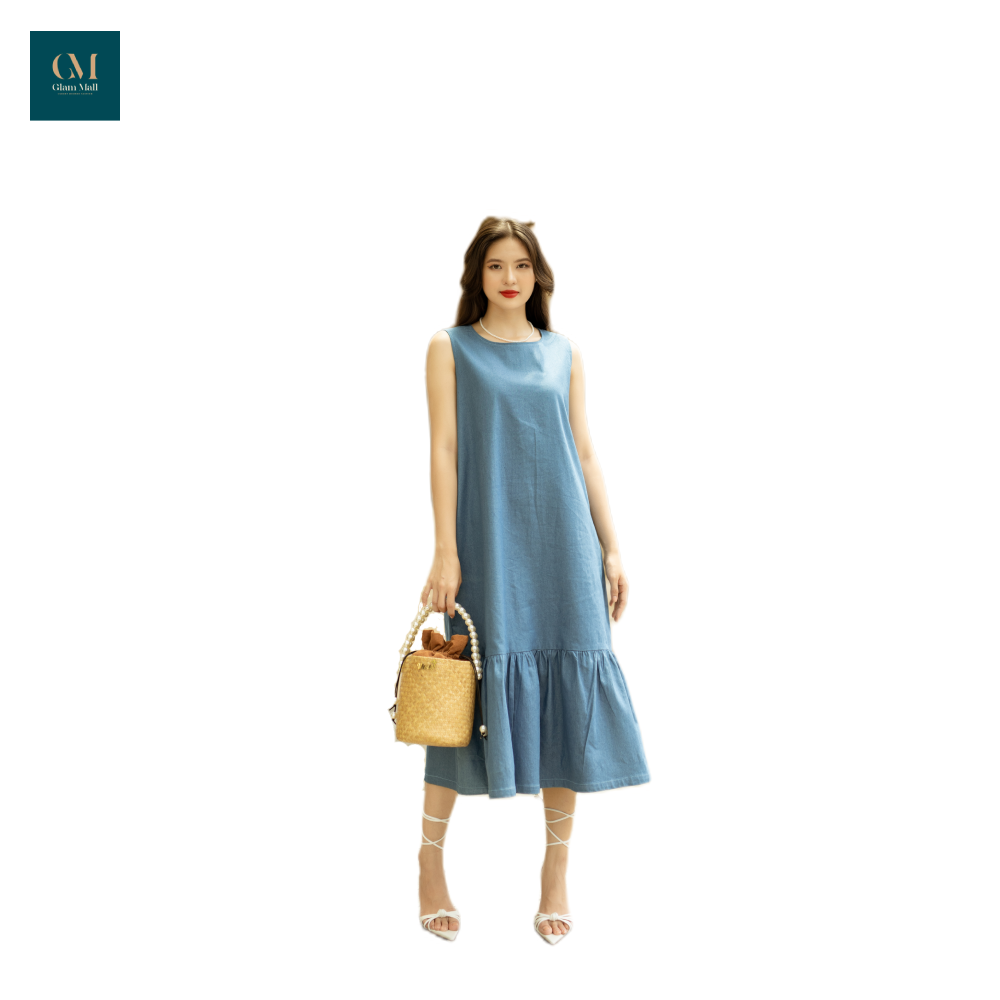 Đầm đuôi cá Linen