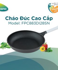 Chảo nhôm đúc nguyên khối CAREZ FPC883DI28SN kích cỡ 28cm