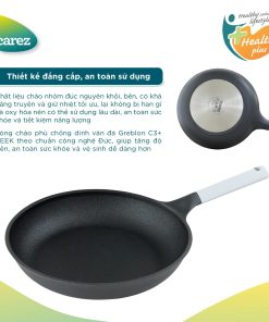 Chảo nhôm đúc nguyên khối CAREZ FPC883DI28SN kích cỡ 28cm