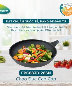 Chảo nhôm đúc nguyên khối CAREZ FPC883DI28SN kích cỡ 28cm