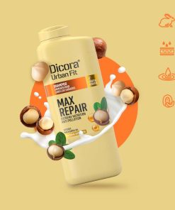 Dầu gội Dicora Urban Fit – Dành cho tóc hư tổn, chiết xuất tinh dầu mắc ca (400ml)
