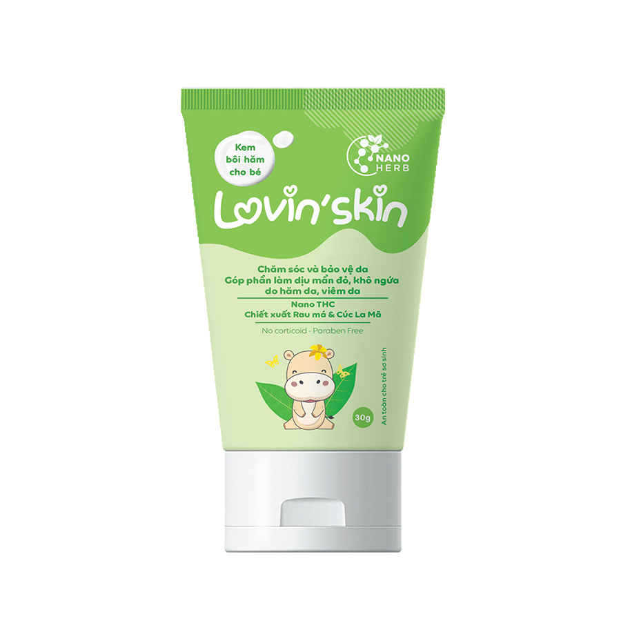Kem bôi Lovin’skin làm dịu da mẩn ngứa, hăm da cho bé 30g