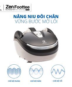 Dụng cụ massage bàn chân hiệu Ogawa – Zen Foottee (OF-3005), Đen-Ogawa foot massage Zen Foottee (OF-3005), Black