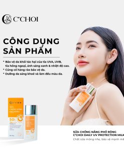 Sữa chống nắng phổ rộng C’Choi Daily UV Protection Milk