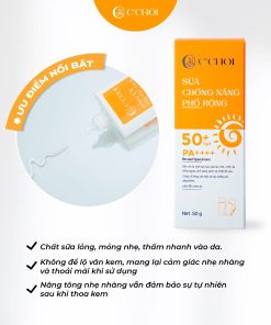 Sữa chống nắng phổ rộng C’Choi Daily UV Protection Milk