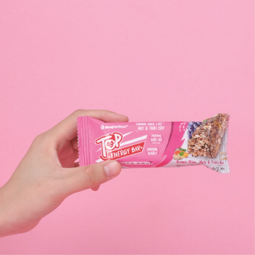 Thanh Gạo Lứt hạt và Trái Cây NLF – Hộp 136g