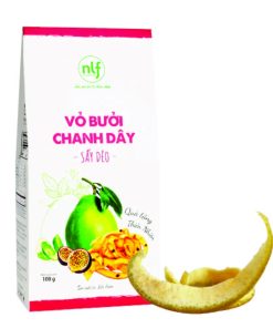 Vỏ bưởi chanh dây sấy dẻo NLF – Hộp 100g