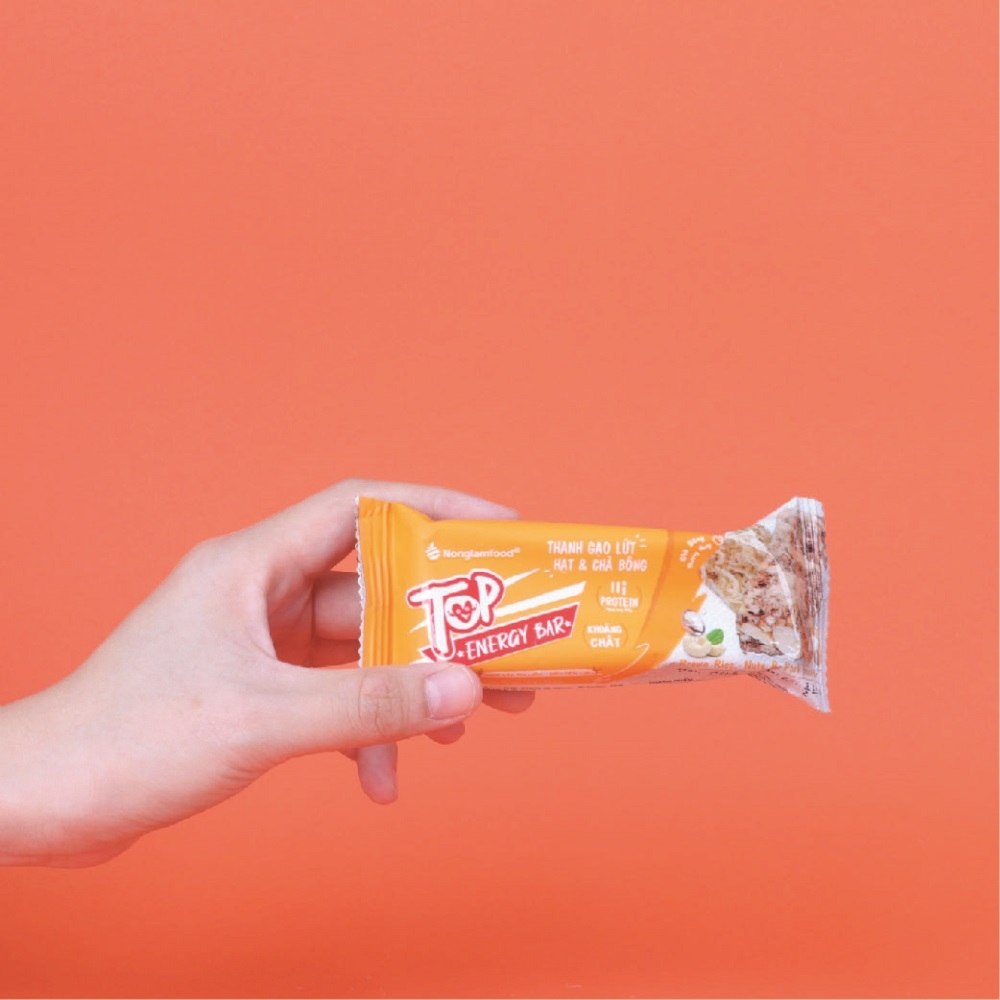 Thanh Gạo Lứt hạt và Chà Bông NLF – Hộp 136g